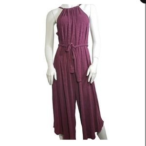 Anthropologie HD inParis Jersey Tie Waist Jumpsuit